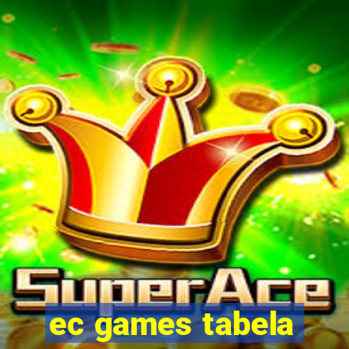 ec games tabela